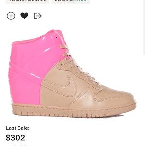 Nike Wmns Dunk Sky High VT QS 'Vachetta Tan Pink' size 5.5